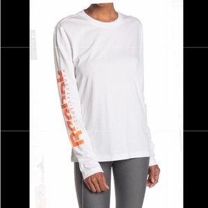 REEBOK VICTORIA BECKHAM Long Sleeve Tee White